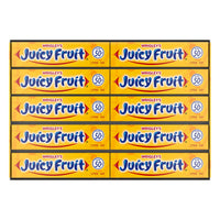 Wrigley's Juicy Fruit Chewing Gum, 5-sticks, 40-count