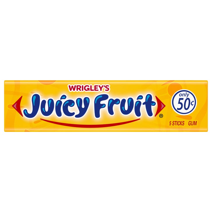 Wrigley's Juicy Fruit Chewing Gum, 5-sticks, 40-count