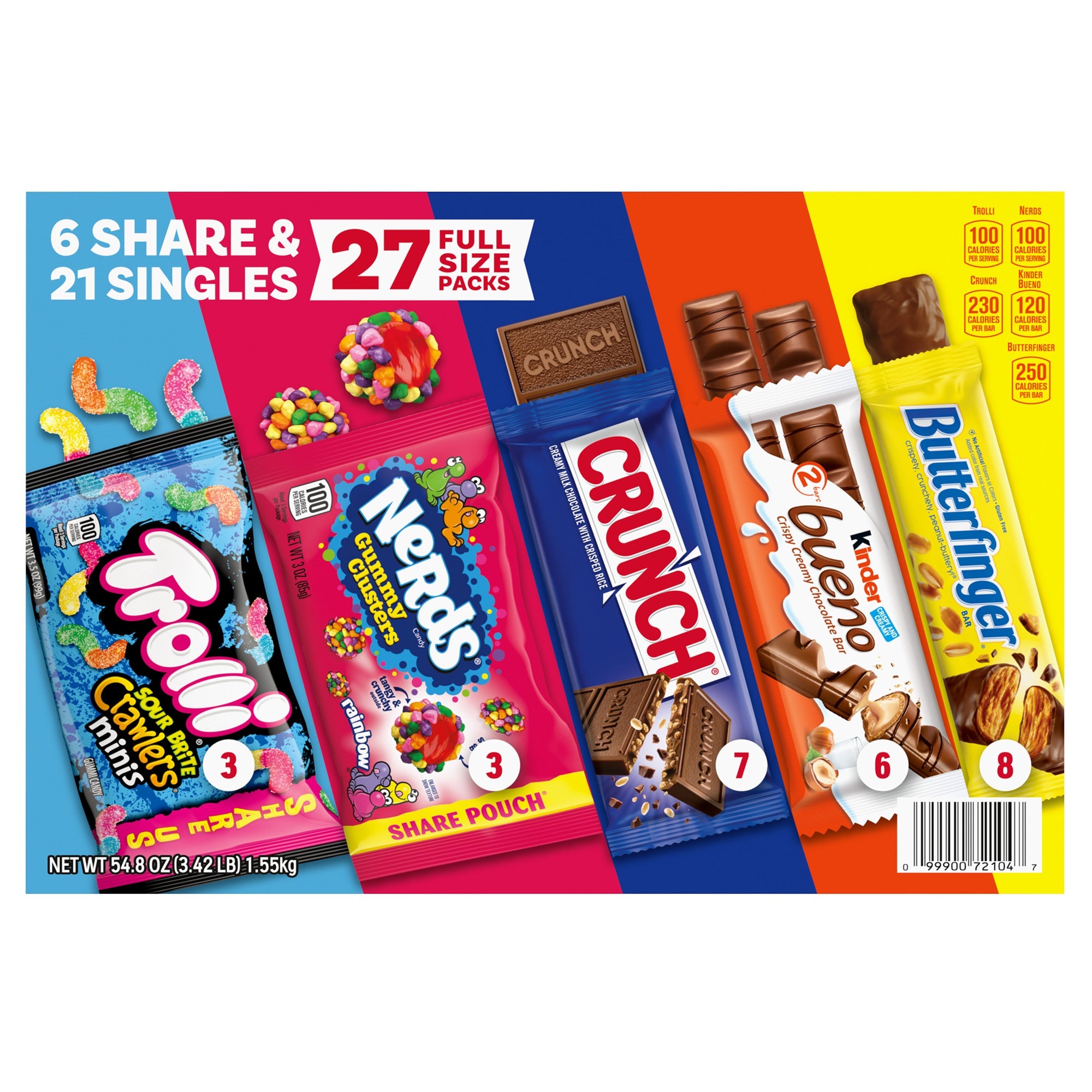 Ferrero Share and Singles Candy, Variety Pack, 27 ct