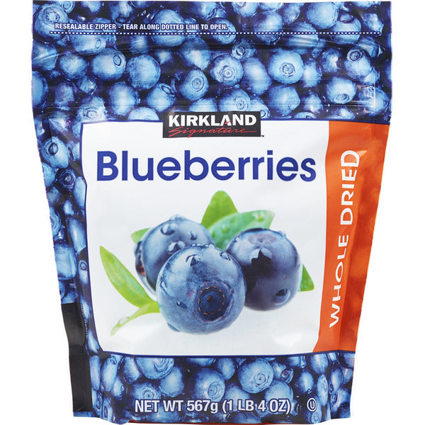 Kirkland Signature Whole Dried Blueberries, 20 oz