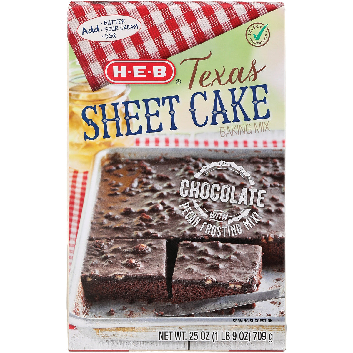 H-E-B Texas Sheet Cake & Frosting Chocolate Baking Mix