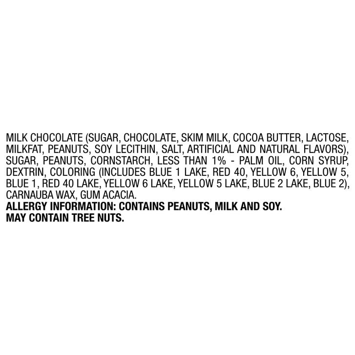 M&M's Chocolate Candy, Peanut, 62 oz Jar
