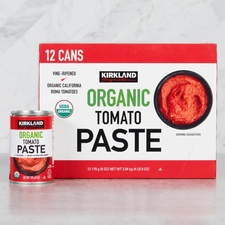 Kirkland Signature, Organic Tomato Paste, 6 oz, 12-Count