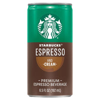 Starbucks Espresso, Espresso & Cream, 6.5 fl oz, 12-count