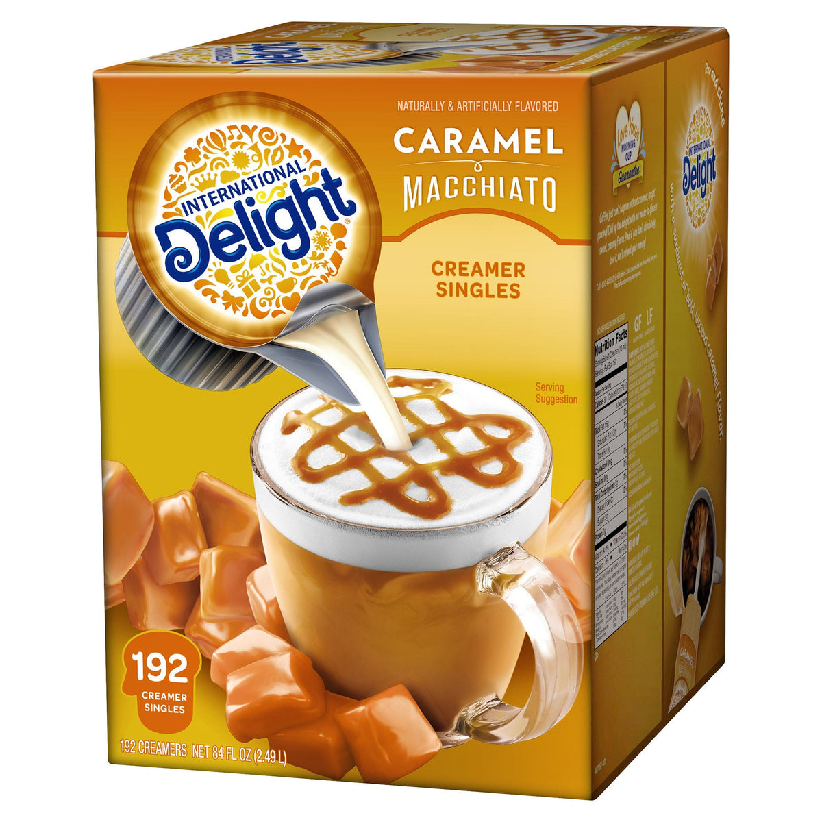 International Delight Liquid Creamer, Caramel Macchiato, 192-count