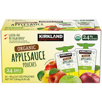 Kirkland Signature, Organic Applesauce, 3.17 oz, 24-Count