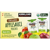 Kirkland Signature, Organic Applesauce, 3.17 oz, 24-Count
