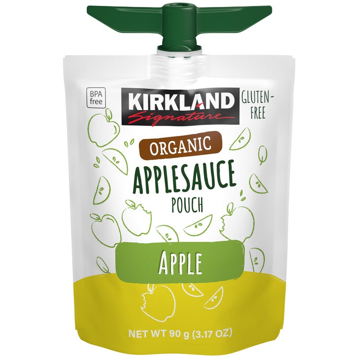 Kirkland Signature, Organic Applesauce, 3.17 oz, 24-Count