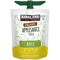 Kirkland Signature, Organic Applesauce, 3.17 oz, 24-Count