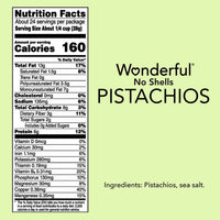 Wonderful Shelled Roasted Salted Pistachios, 24 oz.