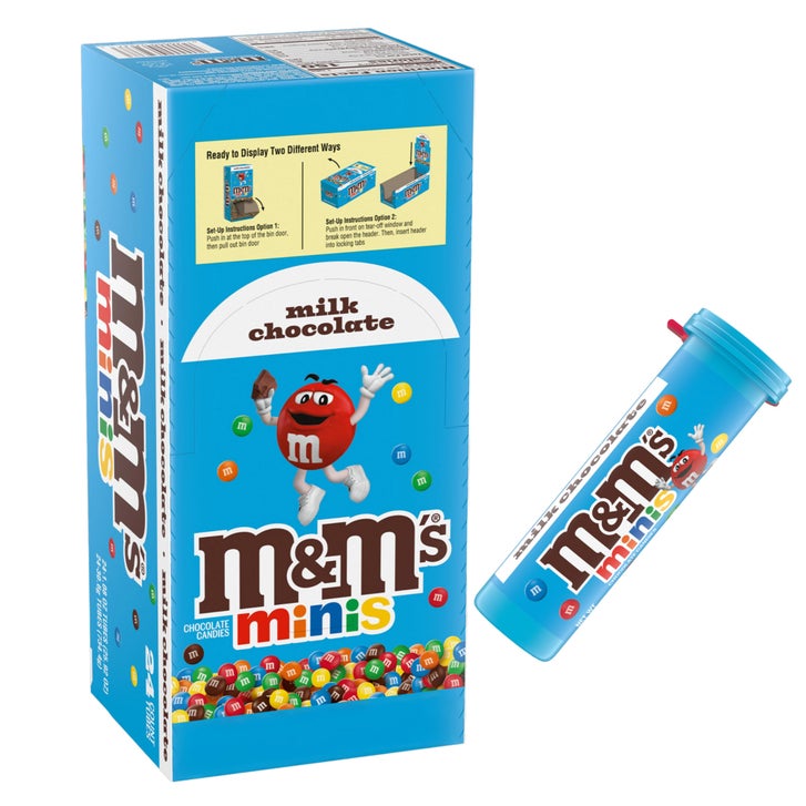 M&M's Milk Chocolate Candy Minis, 1.08 oz, 24-count