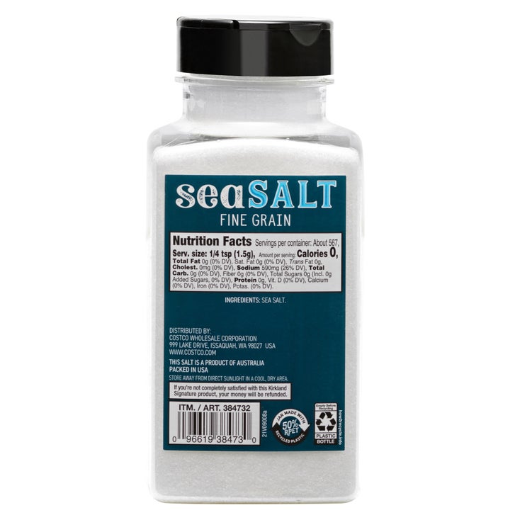 Kirkland Signature, Pure Sea Salt, 30 oz