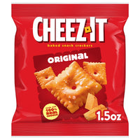 Cheez-It Baked Snack Crackers, Cheddar, 1.5 oz, 45 ct