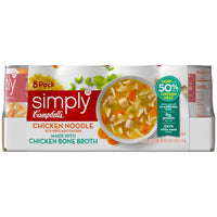 Campbell's, Simply Chicken Noodle Soup, 18.6 oz, 8-Count
