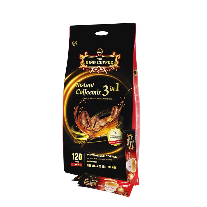 TNI King Coffee 3-in-1 Instant Coffeemix Sticks, Medium, 0.56 oz, 120-count