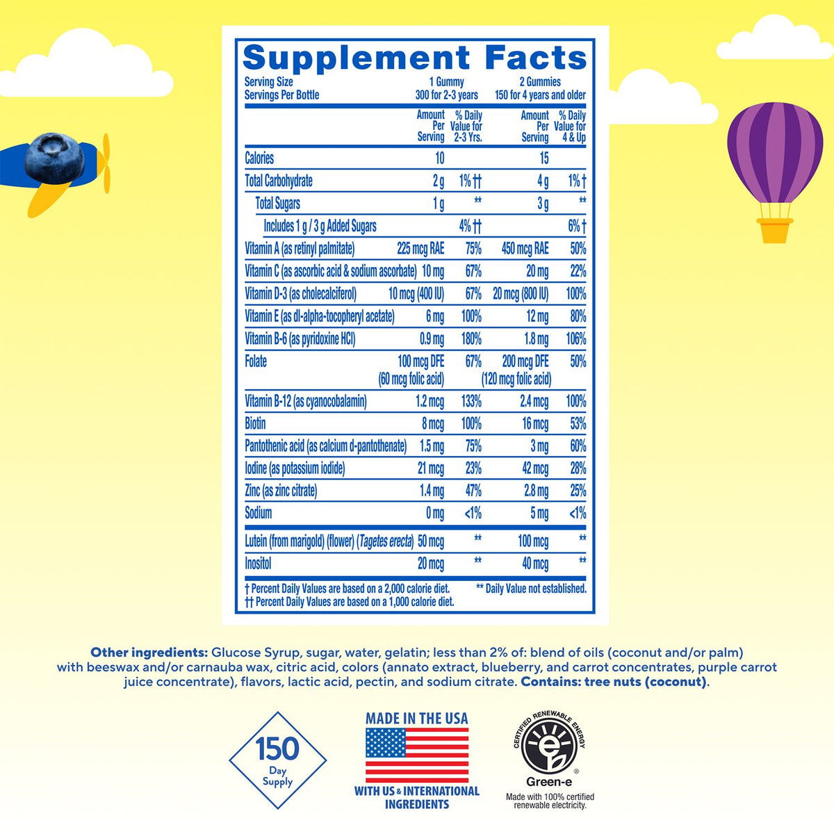 L'il Critters Gummy Vites Complete Multivitamin, 300 ct.