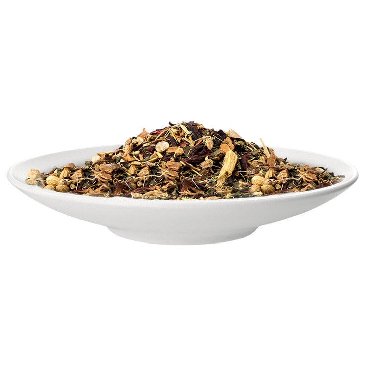 Brook 37 Ambrosia Gift Box Tea Collection, 4 Loose Leaf Tins (4 oz Total)  2 Teacups & Infusers