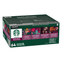 Starbucks Dark Roasts Variety Pack K-Cup Pod, 64-count