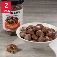 Sanders Milk Chocolate Pecan Caramel Clusters 32 oz, 2-pack