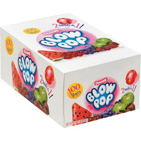 Charms Blow Pop, 0.65 oz, Assorted Bubble Gum Filled Pops, 100-count