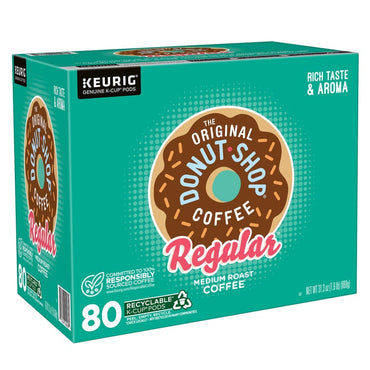 The Original Donut Shop Coffee K-Cup Pod, 80-count