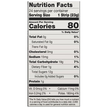 Solely Organic Fruit Jerky, Mango, 0.8 oz, 24-count
