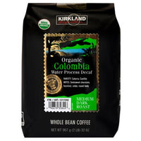 Kirkland Signature Organic Colombian Decaf Whole Bean Coffee, 2 lbs