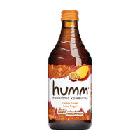 Humm Organic Probiotic Kombucha, Variety Pack, 14 fl oz, 12 ct