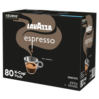 Lavazza Espresso Coffee Medium Roast K-Cup Pod, 80-count
