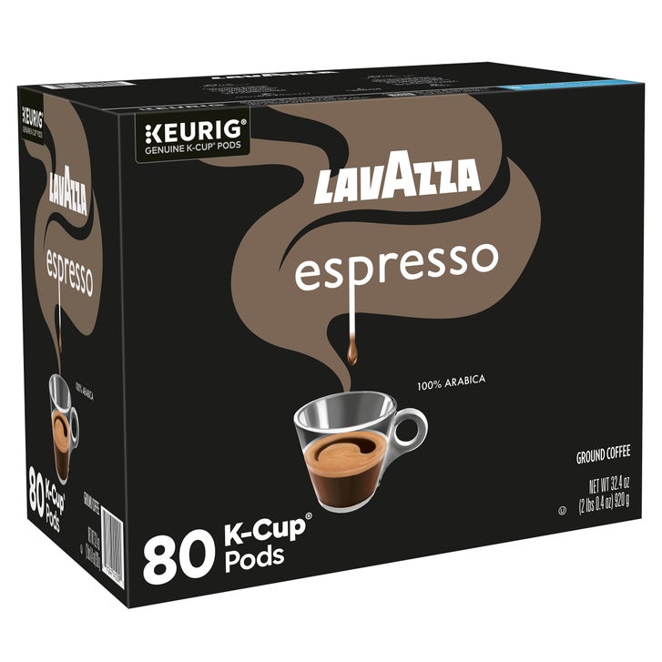 Lavazza Espresso Coffee Medium Roast K-Cup Pod, 80-count