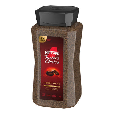 NESCAFE Taster's Choice Instant Coffee, House Blend, Light-Medium Roast, 14 oz