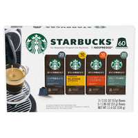 Starbucks by Nespresso Original Line Variety Pack Capsules, 60-count