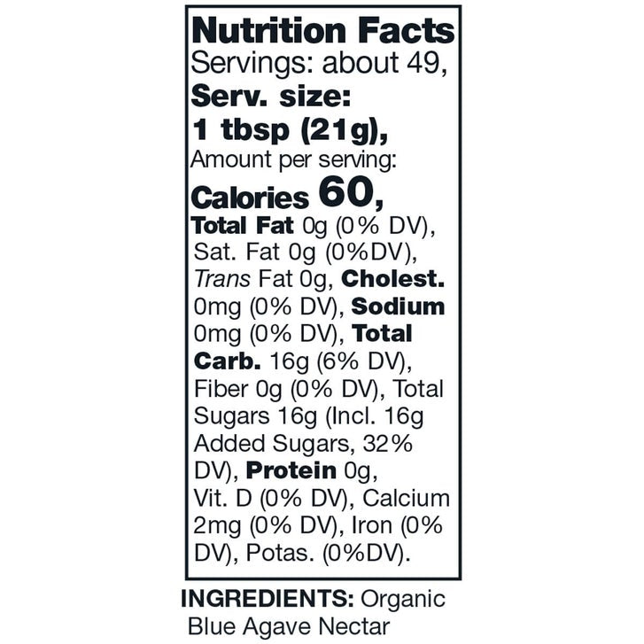 Kirkland Signature Organic Blue Agave, 36 oz, 2-count