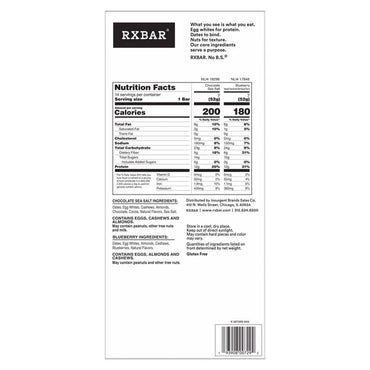 RXBAR Protein Bars, Variety Pack, 14-count