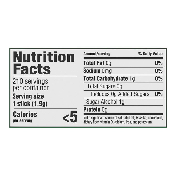 Trident Sugar Free Gum, Spearmint, 14-count, 15-pack