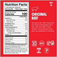 Chomps Original Beef Sticks, Mild, 1.15 oz, 12 ct