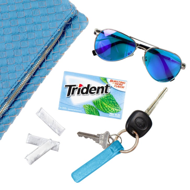 Trident Sugar Free Gum, Mint Bliss, 14 Pieces, 15-count