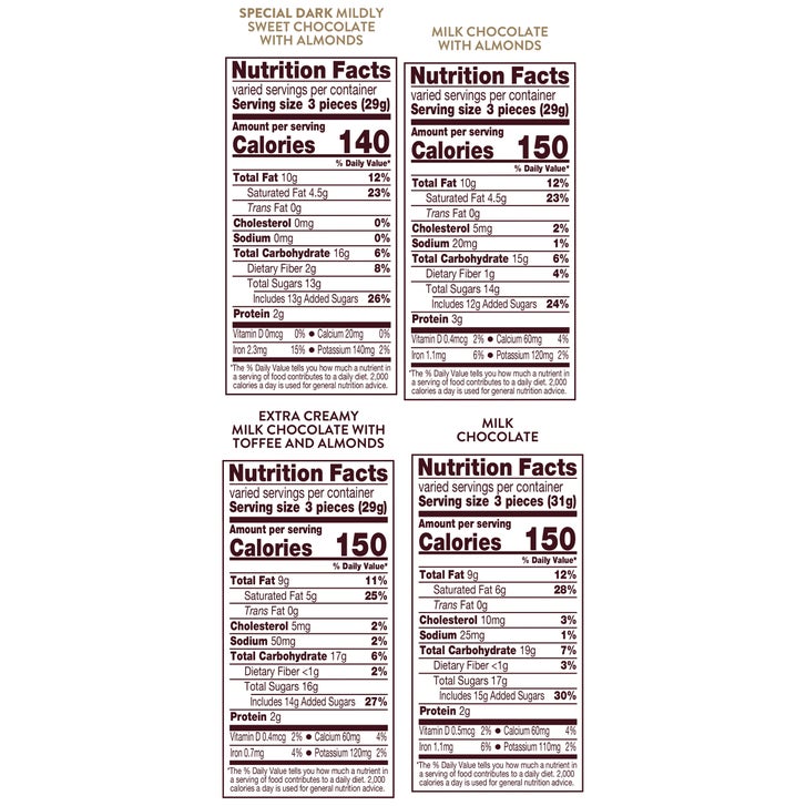 Hershey's Nuggets Assortment, Variety Pack, 145-count