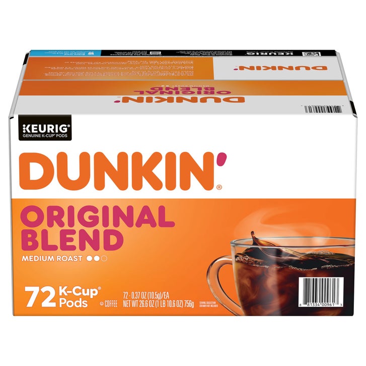 Dunkin' Donuts, Original Blend, Medium Roast, K-Cup Pods, 72ct