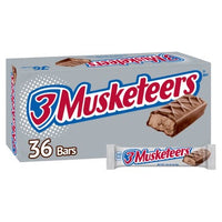 3 Musketeers Chocolate Candy Bar, Full Size, 1.92 oz, 36-count