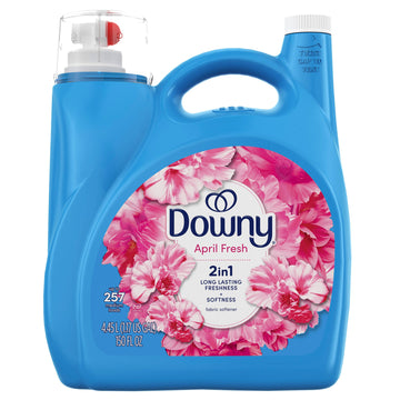 Downy Soft Liquid Fabric Softener, April Fresh, 257 Loads, 150 fl oz