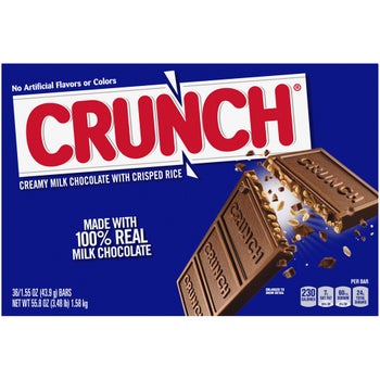 Crunch Candy Bar, 1.55 oz, 36-count
