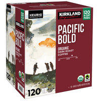 Kirkland Signature Coffee Organic Pacific Bold K-Cup Pod, 120-count