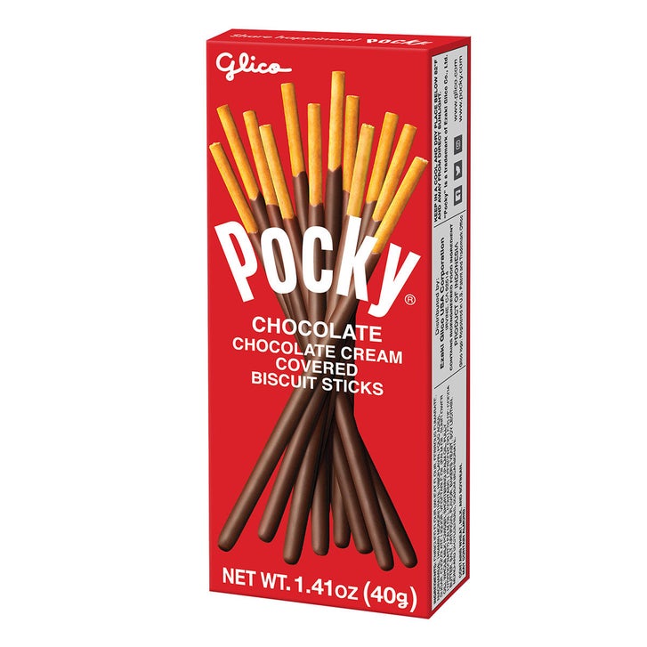 Pocky Cream Covered Biscuit Sticks, Chocolate, 1.41 oz, 10-count