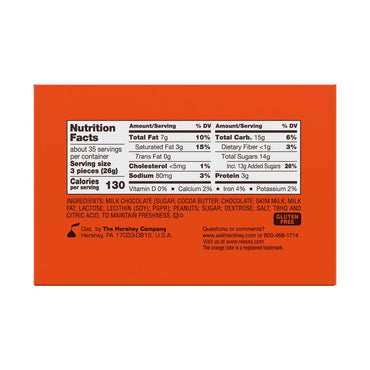 Reese's Peanut Butter Cups, Miniatures, 0.31 oz, 105-count
