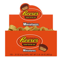 Reese's Peanut Butter Cups, Miniatures, 0.31 oz, 105-count