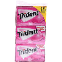 Trident Sugar Free Gum, Bubblegum, 14 Pieces, 15-count