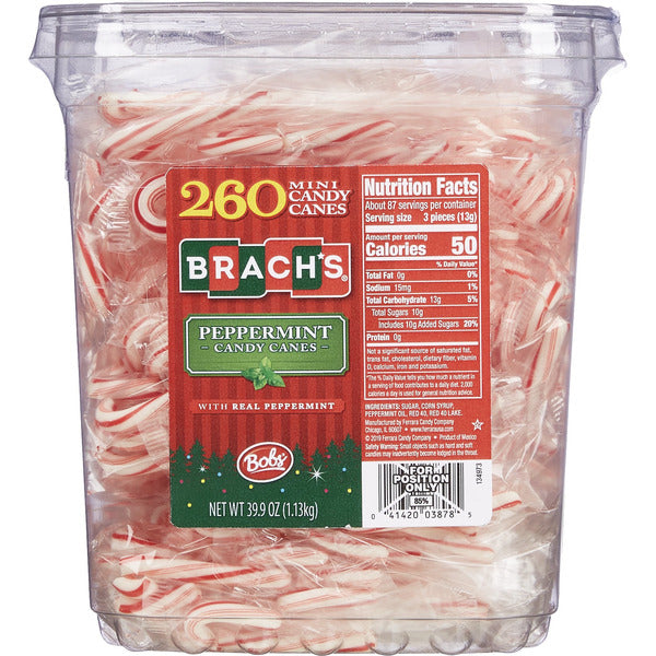 Brach's Mini Candy Canes, 260 ct