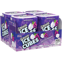 Ice Breakers Ice Cubes Sugar Free Gum, Arctic Grape, 40 pieces, 4 ct, 160 pieces