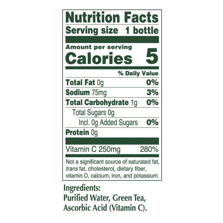 Ito En Oi Ocha Unsweetened Green Tea, 16.9 fl oz, 12-count